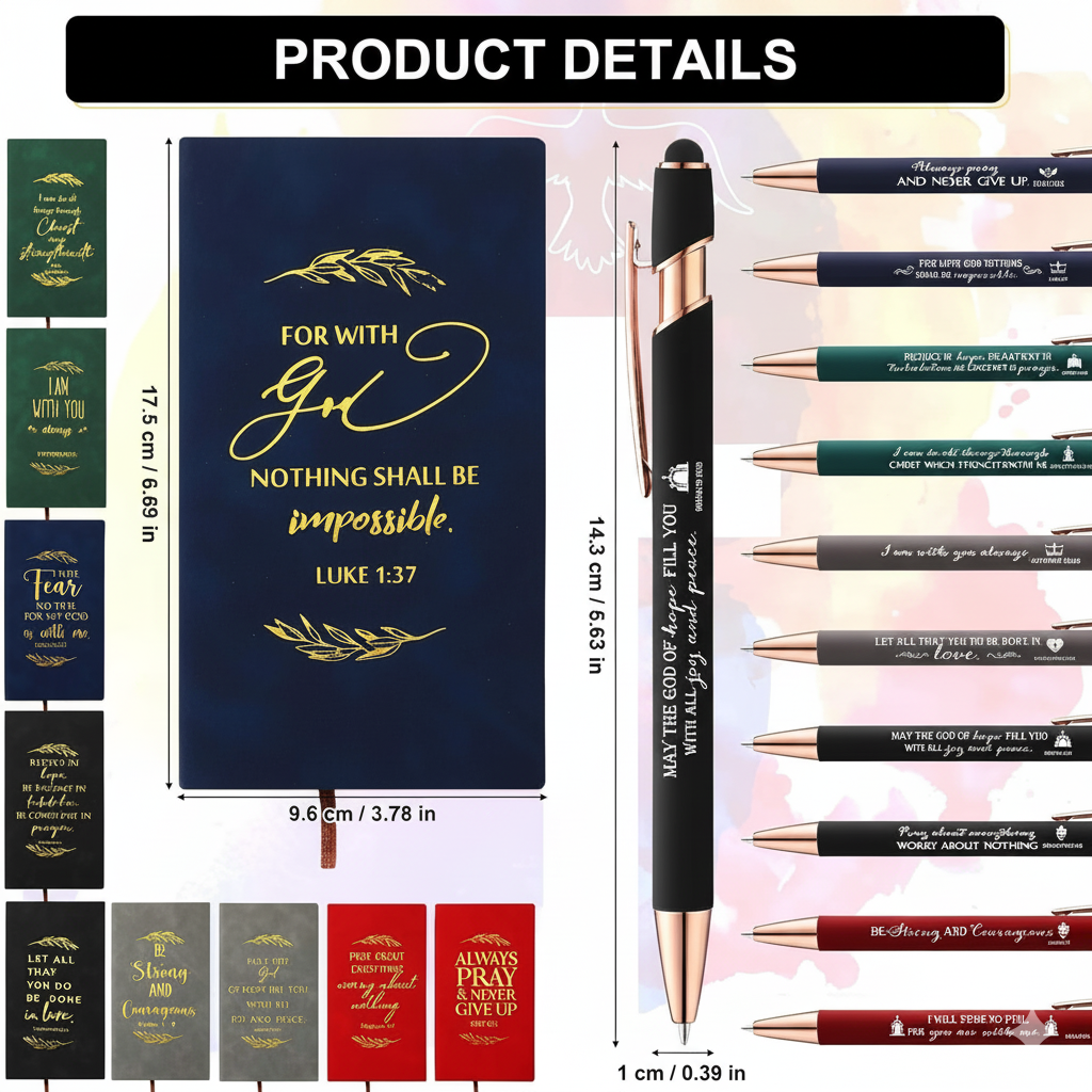 Bible Verse Leather Prayer Journal ( Choose the Bible verse you need)