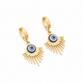18k Gold Plated Evil Eye earring